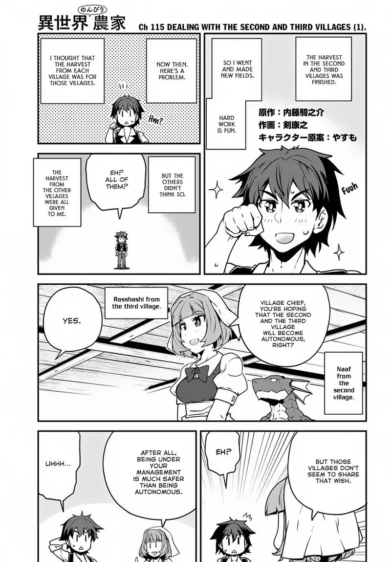 Isekai Nonbiri Nouka Chapter 115 page 1