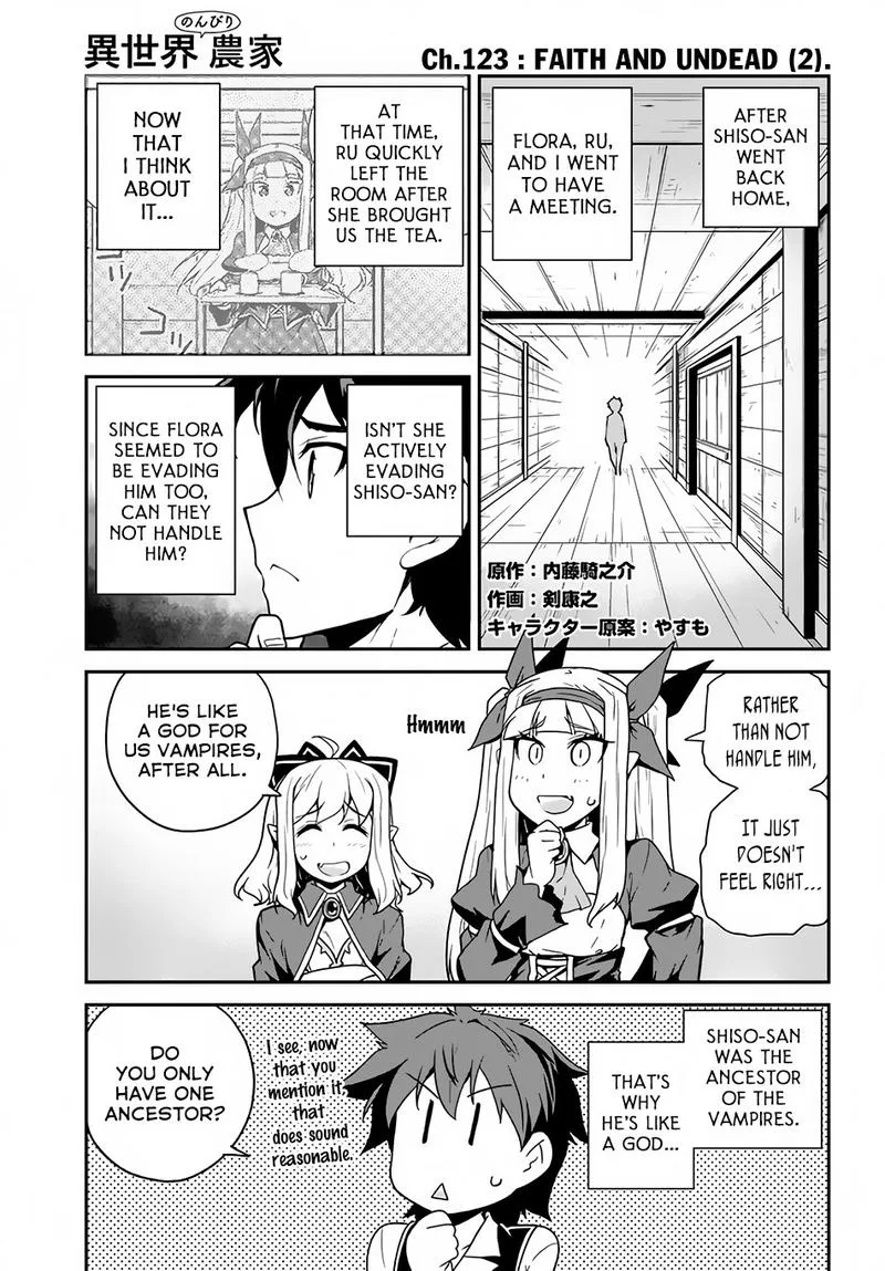 Isekai Nonbiri Nouka Chapter 123 page 1