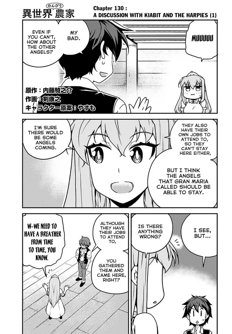 Isekai Nonbiri Nouka Chapter 130 page 1
