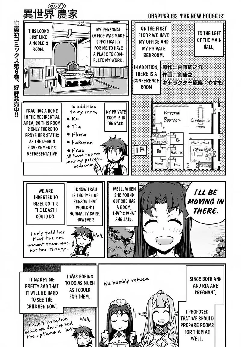 Isekai Nonbiri Nouka Chapter 133 page 1
