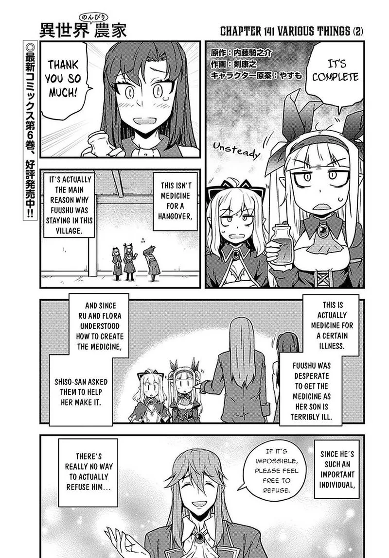 Isekai Nonbiri Nouka Chapter 141 page 1