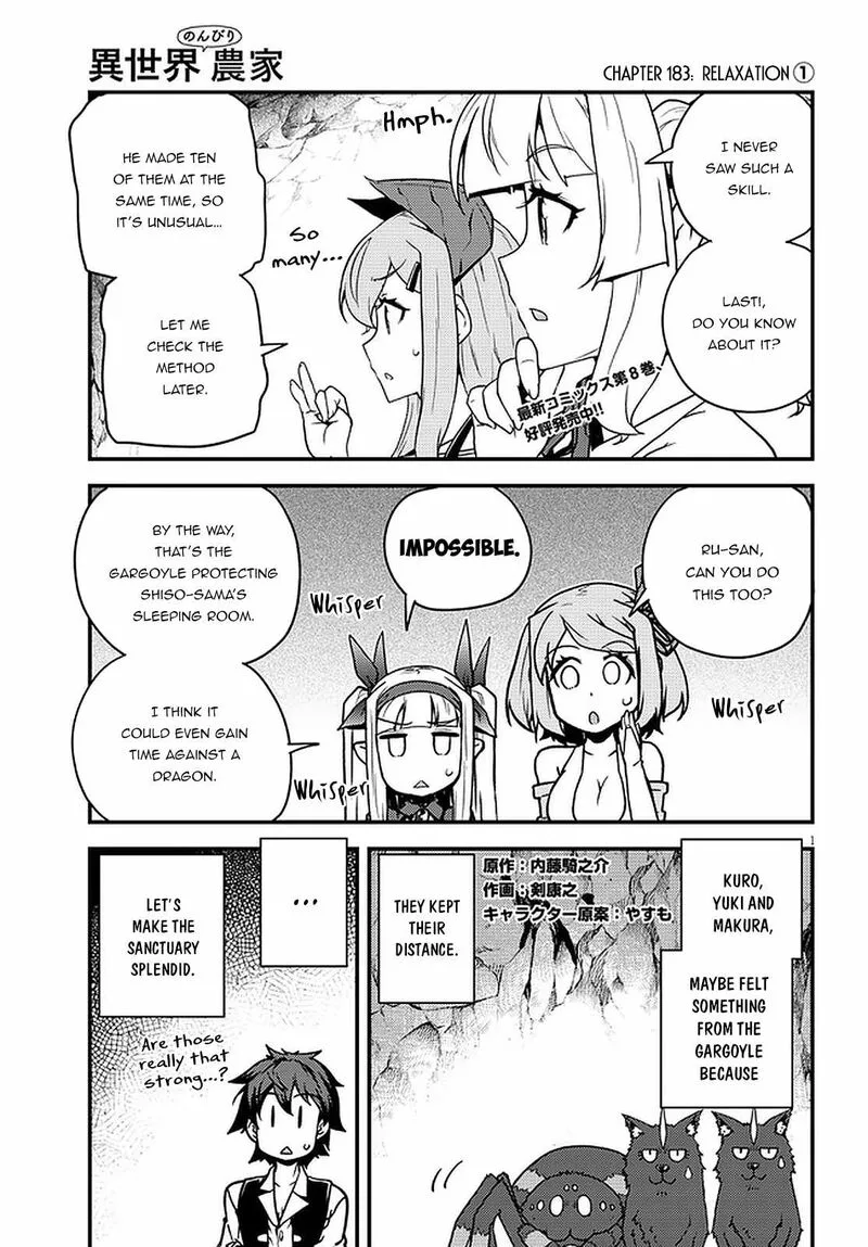 Isekai Nonbiri Nouka Chapter 183 page 1