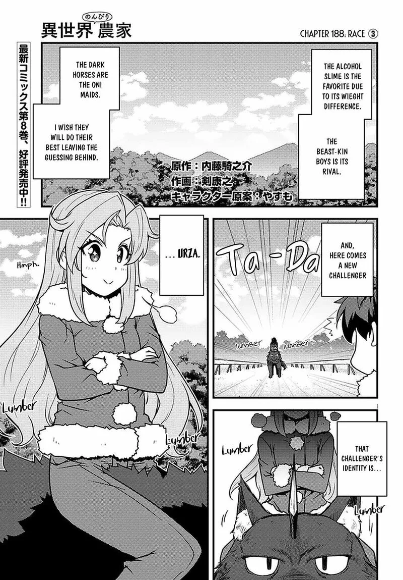 Isekai Nonbiri Nouka Chapter 188 page 1