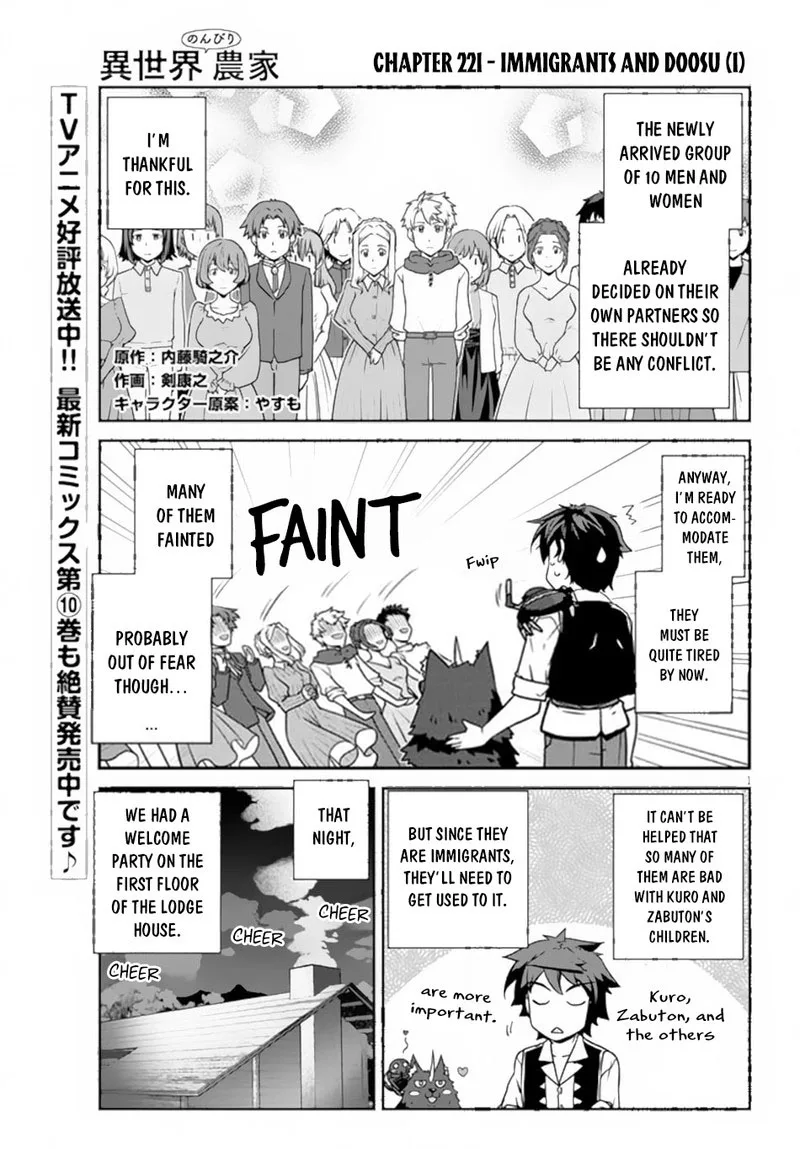 Isekai Nonbiri Nouka Chapter 221 page 1