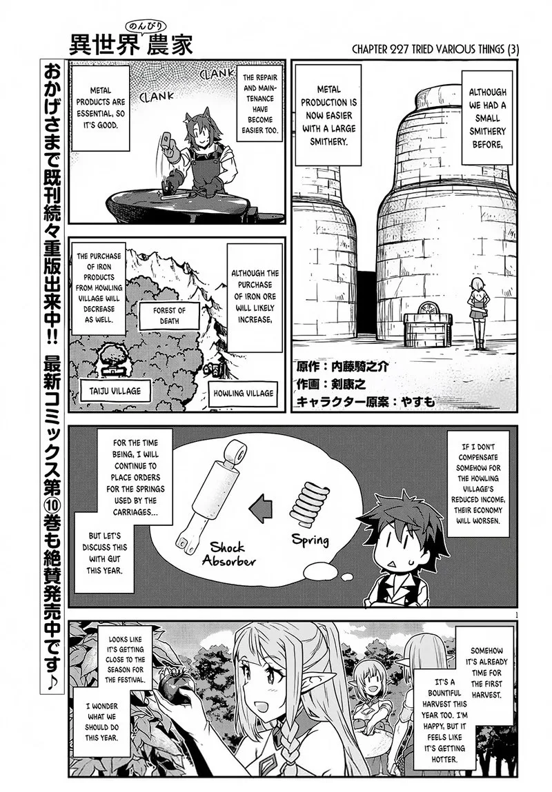Isekai Nonbiri Nouka Chapter 227 page 1
