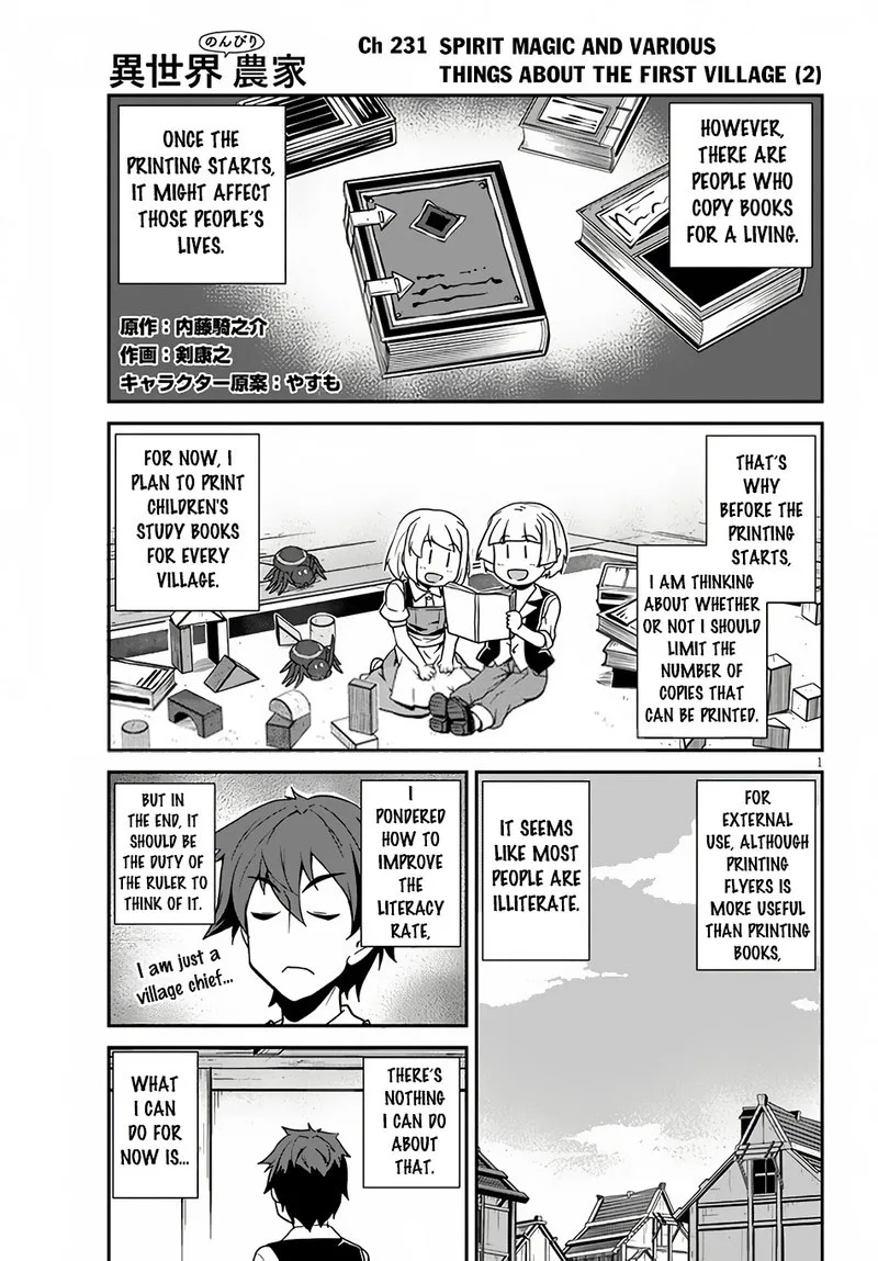 Isekai Nonbiri Nouka Chapter 231 page 1