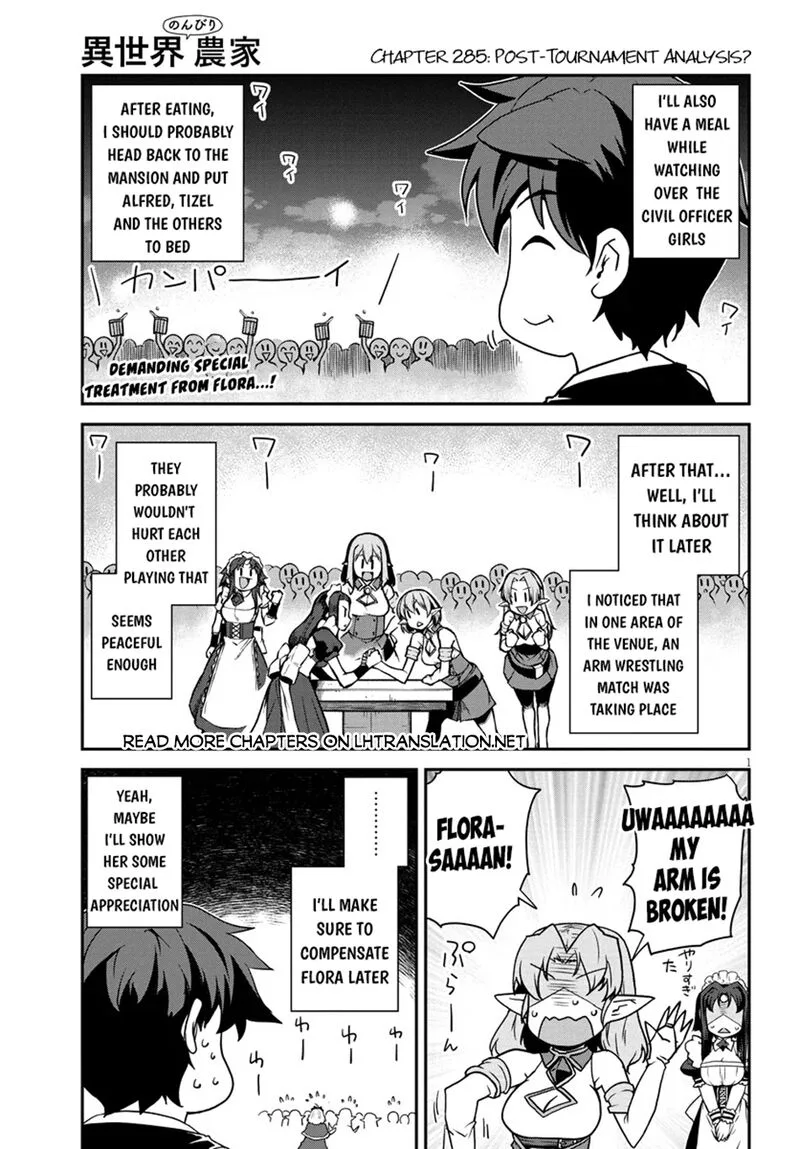 Isekai Nonbiri Nouka Chapter 285 page 1