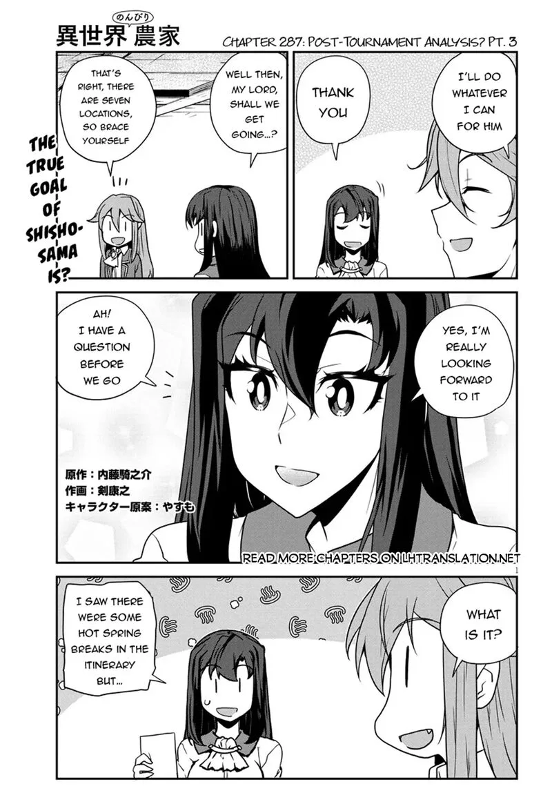 Isekai Nonbiri Nouka Chapter 287 page 1