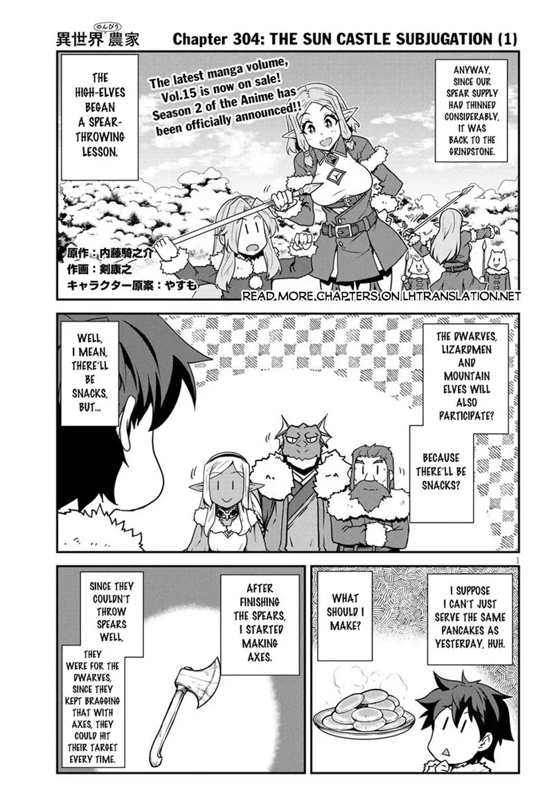 Isekai Nonbiri Nouka Chapter 304 page 1