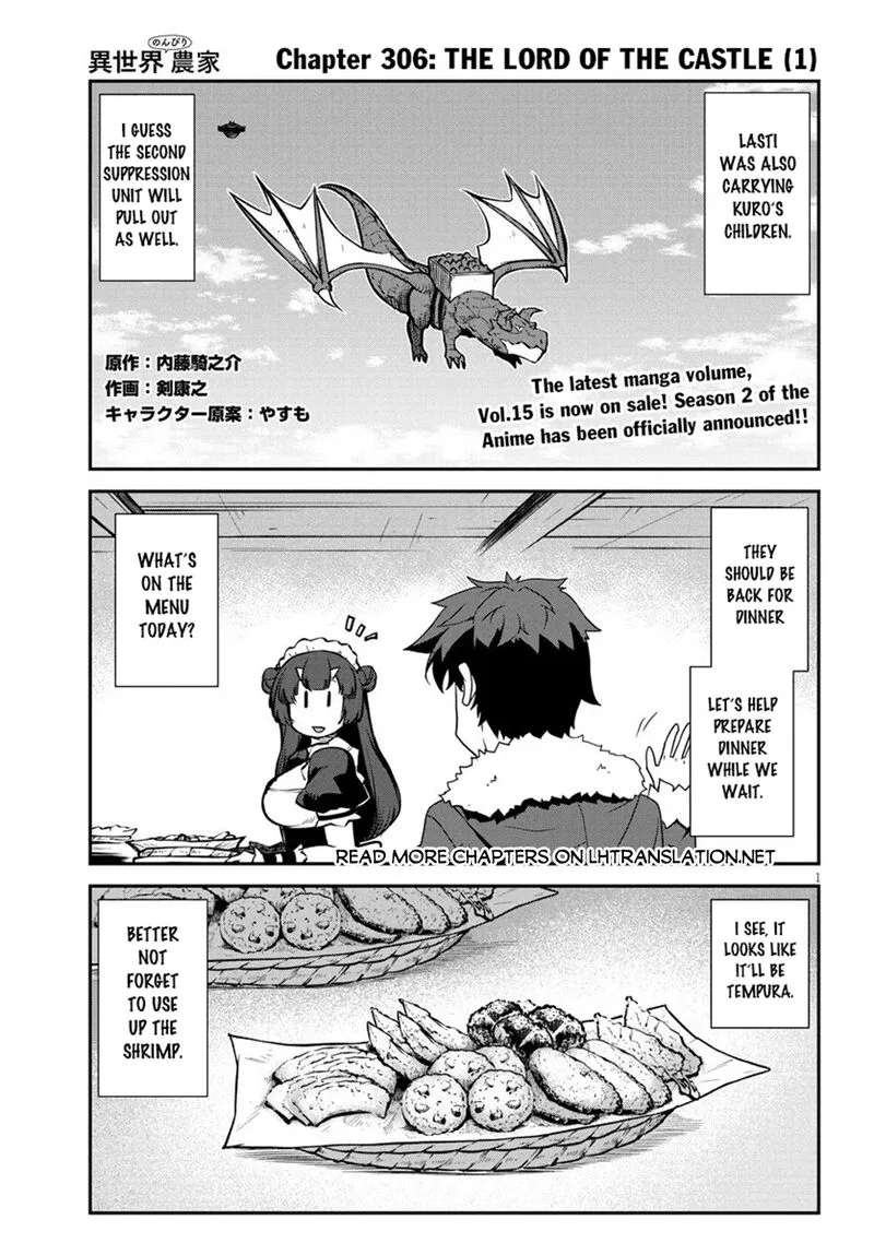 Isekai Nonbiri Nouka Chapter 306 page 1