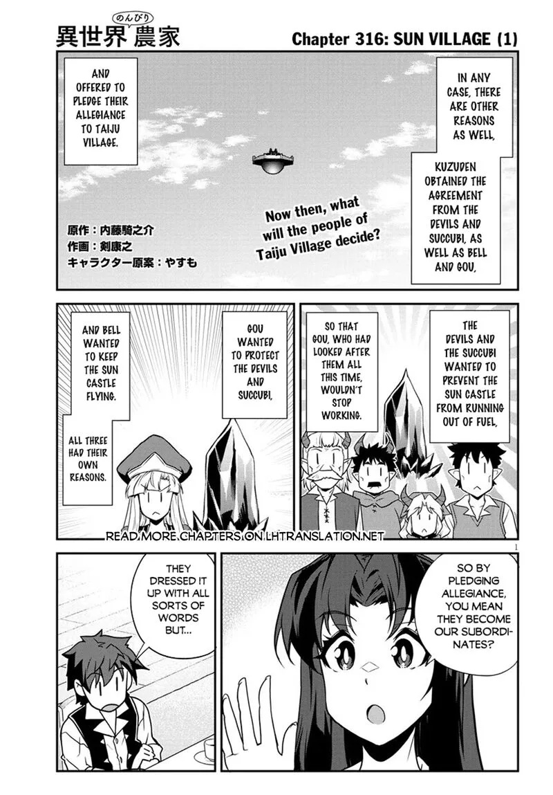 Isekai Nonbiri Nouka Chapter 316 page 1
