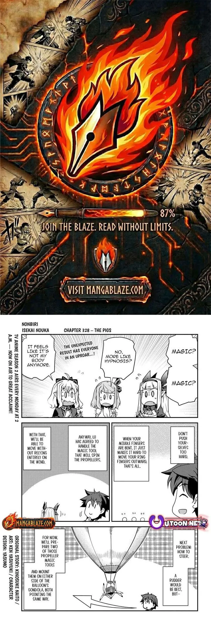 Isekai Nonbiri Nouka Chapter 328 page 1