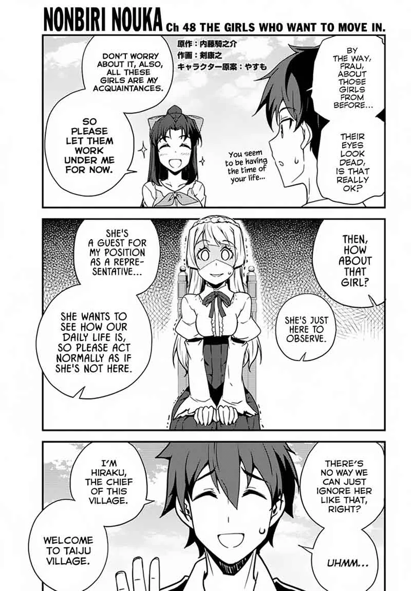 Isekai Nonbiri Nouka Chapter 48 page 1