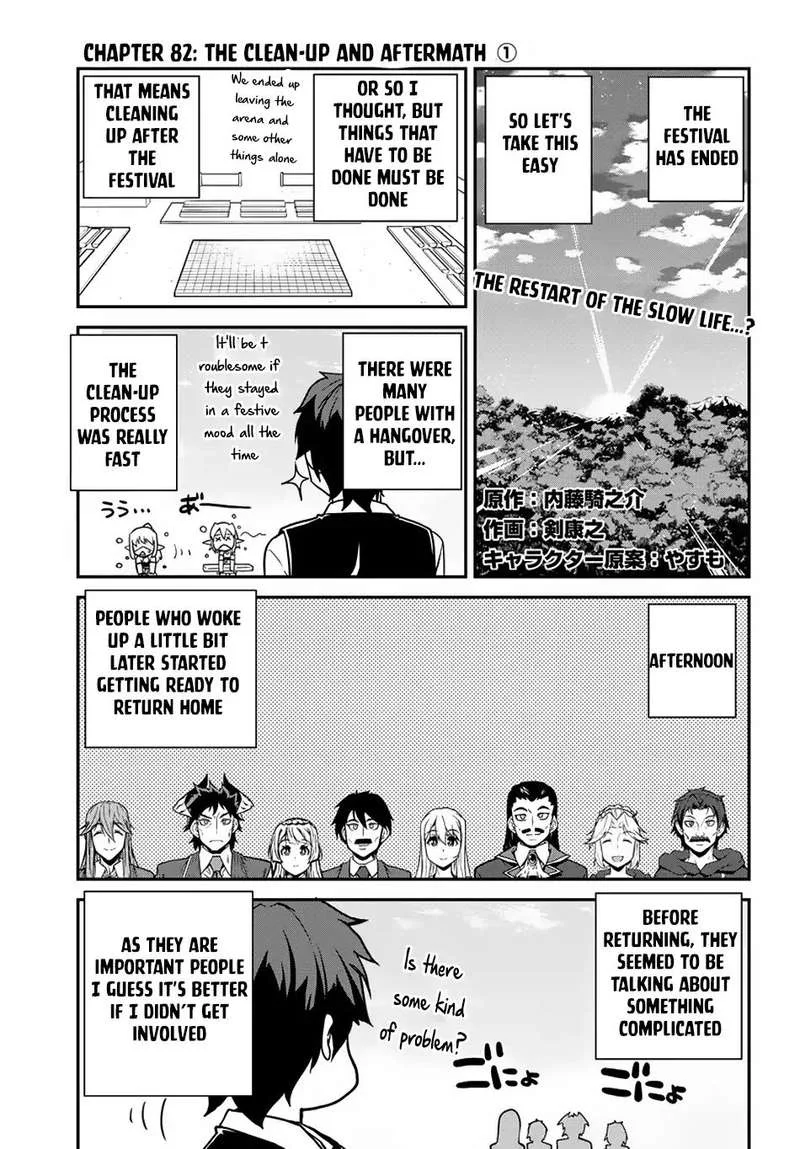 Isekai Nonbiri Nouka Chapter 82 page 1