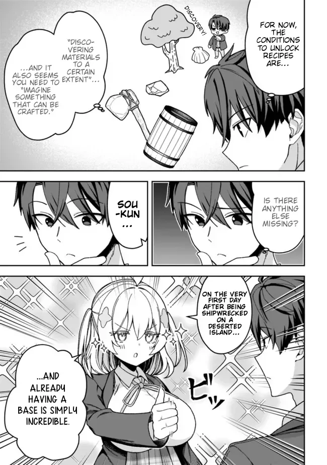 Isekai Rakuraku Mujintou Life ~Class Ten'i de Craft Ability wo Eranda Ore Dake ga, Bishoujo Tachi to Slow Life wo Okureru-ppoi~ Chapter 3 page 3
