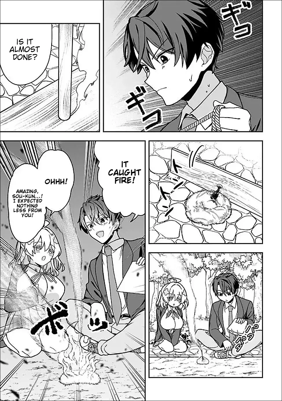 Isekai Rakuraku Mujintou Life ~Class Ten'i de Craft Ability wo Eranda Ore Dake ga, Bishoujo Tachi to Slow Life wo Okureru-ppoi~ Chapter 4 page 5