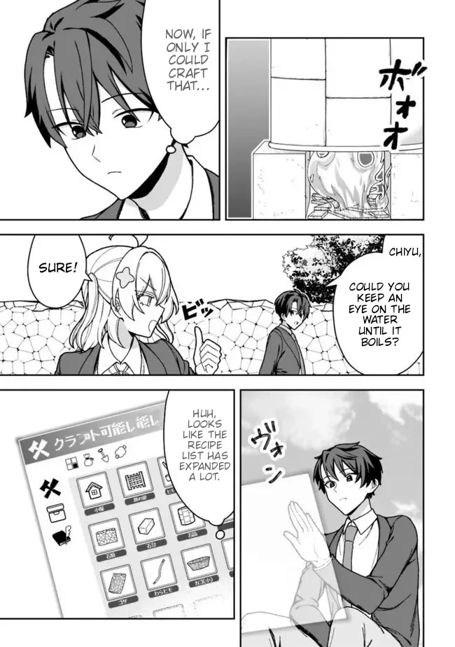 Isekai Rakuraku Mujintou Life ~Class Ten'i de Craft Ability wo Eranda Ore Dake ga, Bishoujo Tachi to Slow Life wo Okureru-ppoi~ Chapter 5 page 5