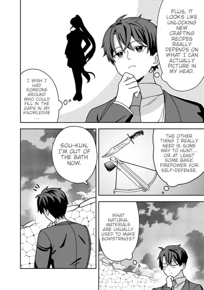 Isekai Rakuraku Mujintou Life ~Class Ten'i de Craft Ability wo Eranda Ore Dake ga, Bishoujo Tachi to Slow Life wo Okureru-ppoi~ Chapter 6 page 2