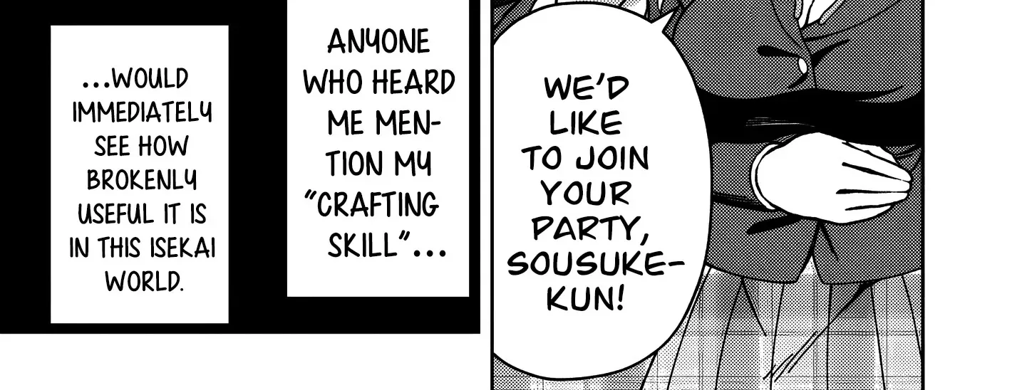 Isekai Rakuraku Mujintou Life ~Class Ten'i de Craft Ability wo Eranda Ore Dake ga, Bishoujo Tachi to Slow Life wo Okureru-ppoi~ Chapter 8 page 3