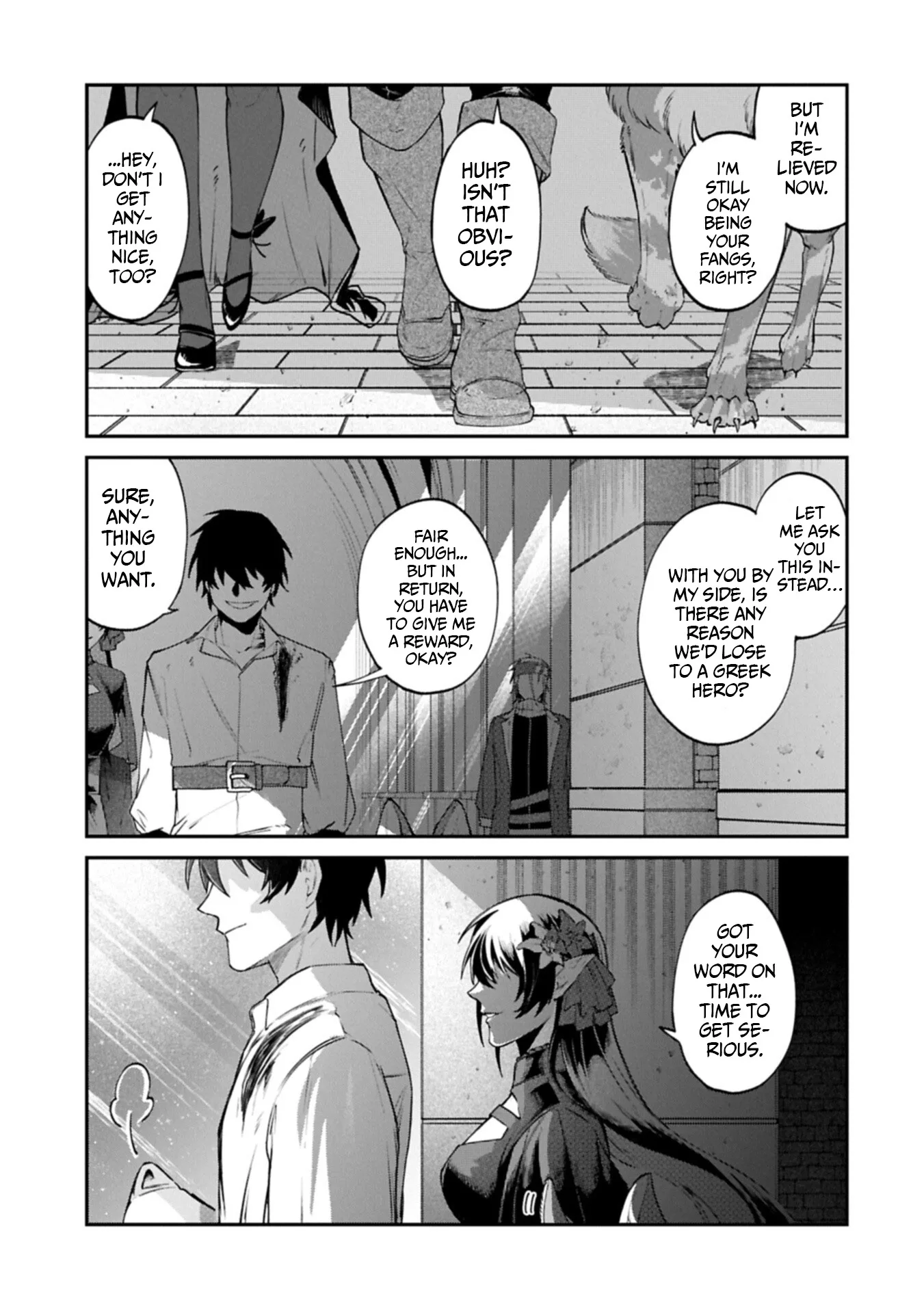ISEKAI SUMMONER, SHINWA NO KAIBUTSU-TACHI TO GENDAI DE MUSOU SURU: URAGIRARETA MOTO EIYUU WA, AIKASANAME NA NAKAMA TO HEIWA NI KURASHITAI Chapter 10.2 page 14