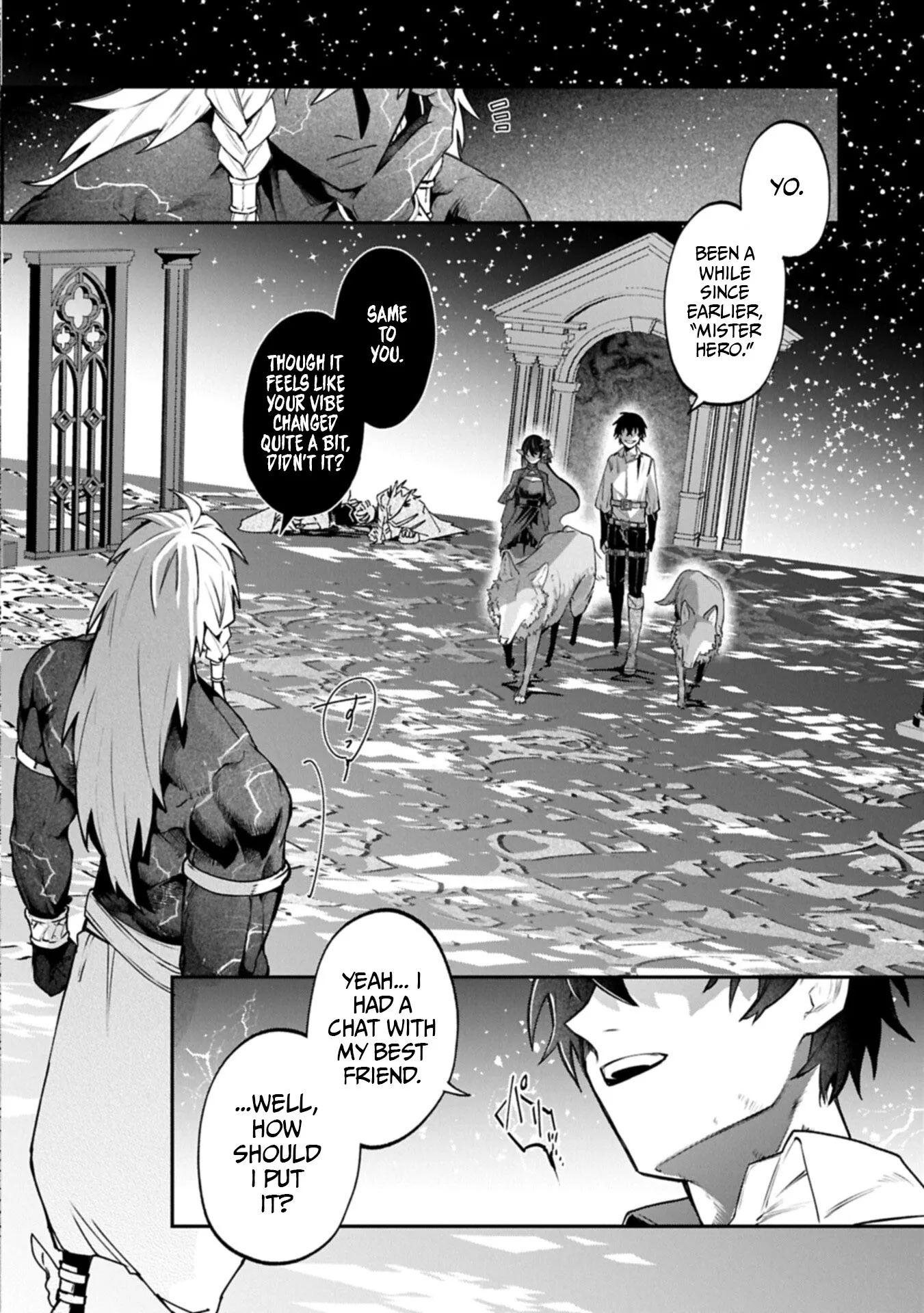 ISEKAI SUMMONER, SHINWA NO KAIBUTSU-TACHI TO GENDAI DE MUSOU SURU: URAGIRARETA MOTO EIYUU WA, AIKASANAME NA NAKAMA TO HEIWA NI KURASHITAI Chapter 10.2 page 15