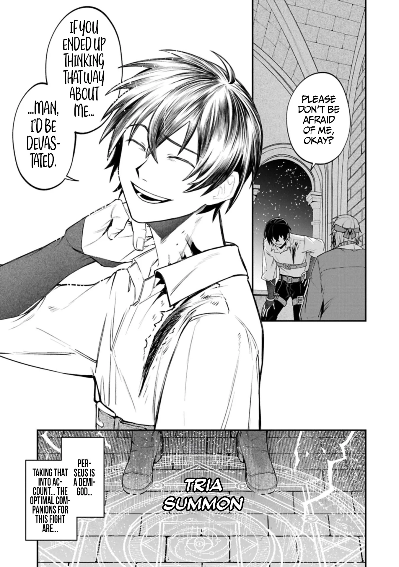 ISEKAI SUMMONER, SHINWA NO KAIBUTSU-TACHI TO GENDAI DE MUSOU SURU: URAGIRARETA MOTO EIYUU WA, AIKASANAME NA NAKAMA TO HEIWA NI KURASHITAI Chapter 10.2 page 12