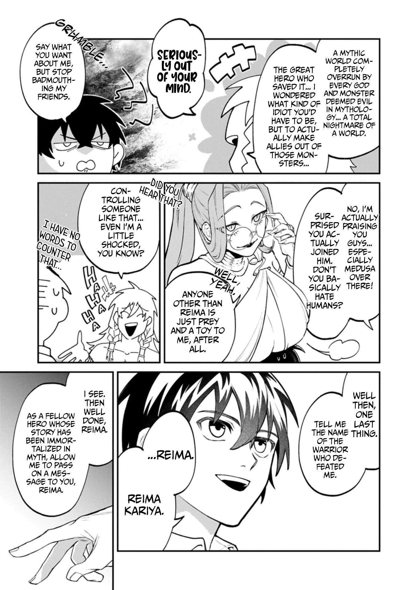 ISEKAI SUMMONER, SHINWA NO KAIBUTSU-TACHI TO GENDAI DE MUSOU SURU: URAGIRARETA MOTO EIYUU WA, AIKASANAME NA NAKAMA TO HEIWA NI KURASHITAI Chapter 12.2 page 9