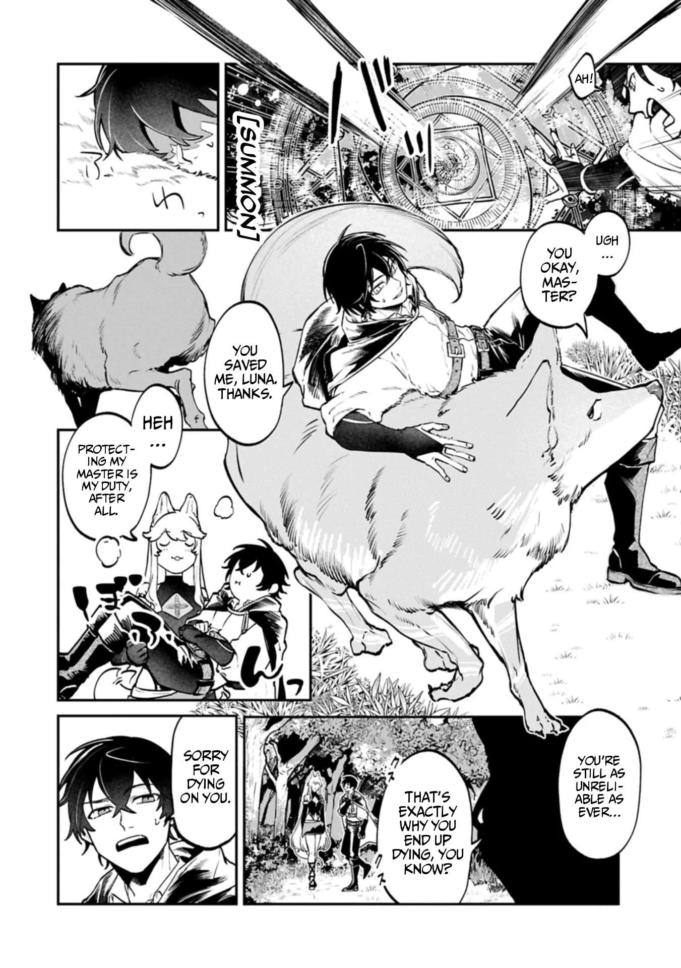 ISEKAI SUMMONER, SHINWA NO KAIBUTSU-TACHI TO GENDAI DE MUSOU SURU: URAGIRARETA MOTO EIYUU WA, AIKASANAME NA NAKAMA TO HEIWA NI KURASHITAI Chapter 2 page 8