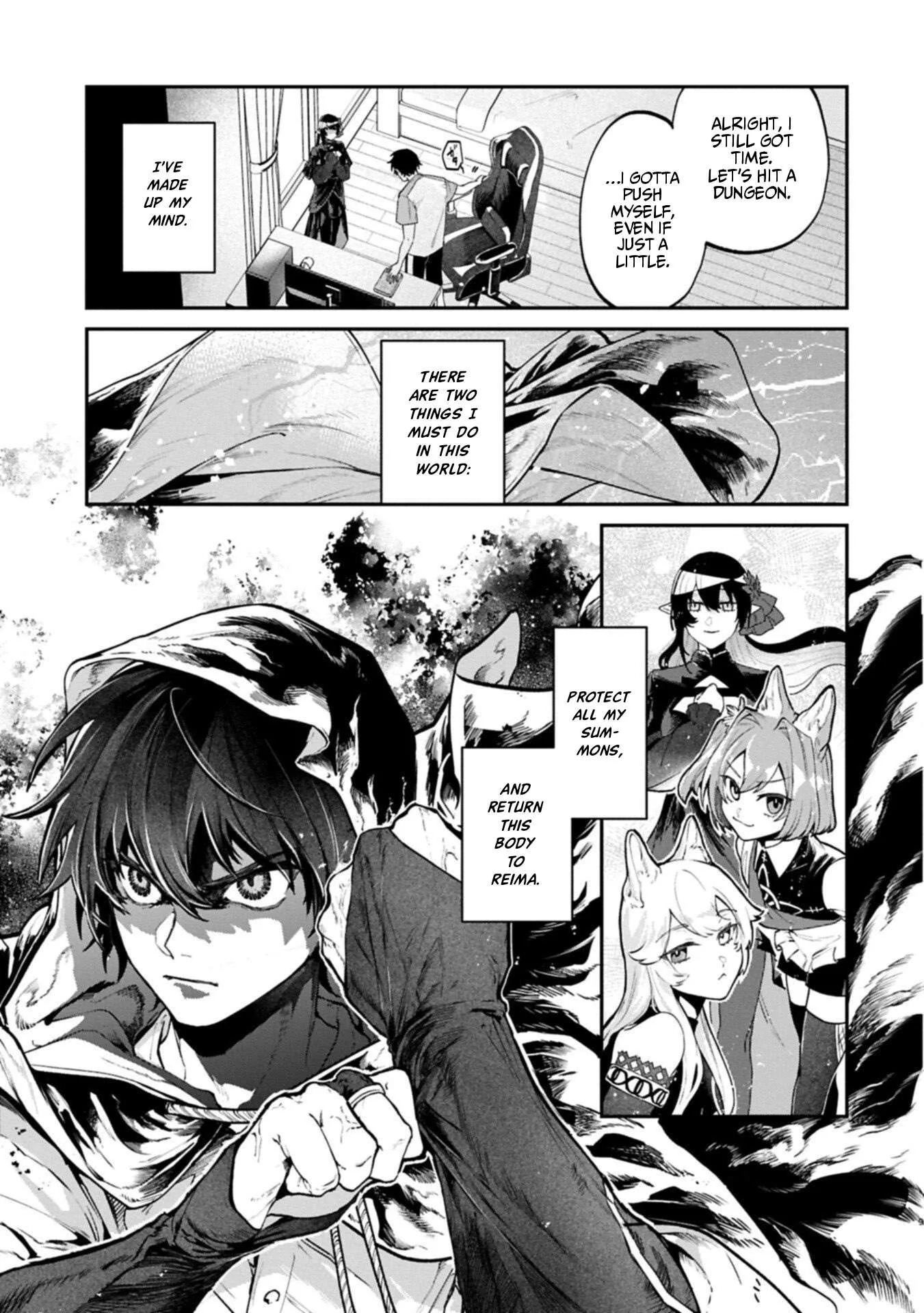 ISEKAI SUMMONER, SHINWA NO KAIBUTSU-TACHI TO GENDAI DE MUSOU SURU: URAGIRARETA MOTO EIYUU WA, AIKASANAME NA NAKAMA TO HEIWA NI KURASHITAI Chapter 4 page 9