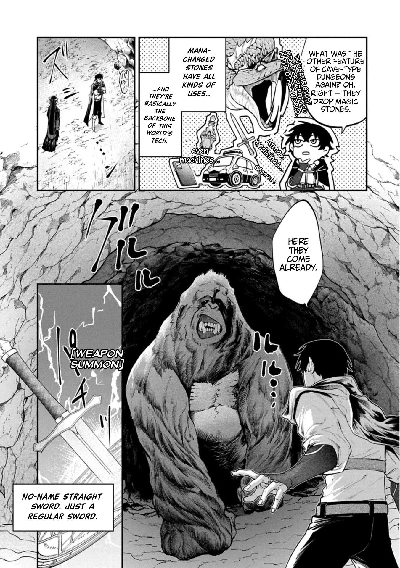 ISEKAI SUMMONER, SHINWA NO KAIBUTSU-TACHI TO GENDAI DE MUSOU SURU: URAGIRARETA MOTO EIYUU WA, AIKASANAME NA NAKAMA TO HEIWA NI KURASHITAI Chapter 4 page 11
