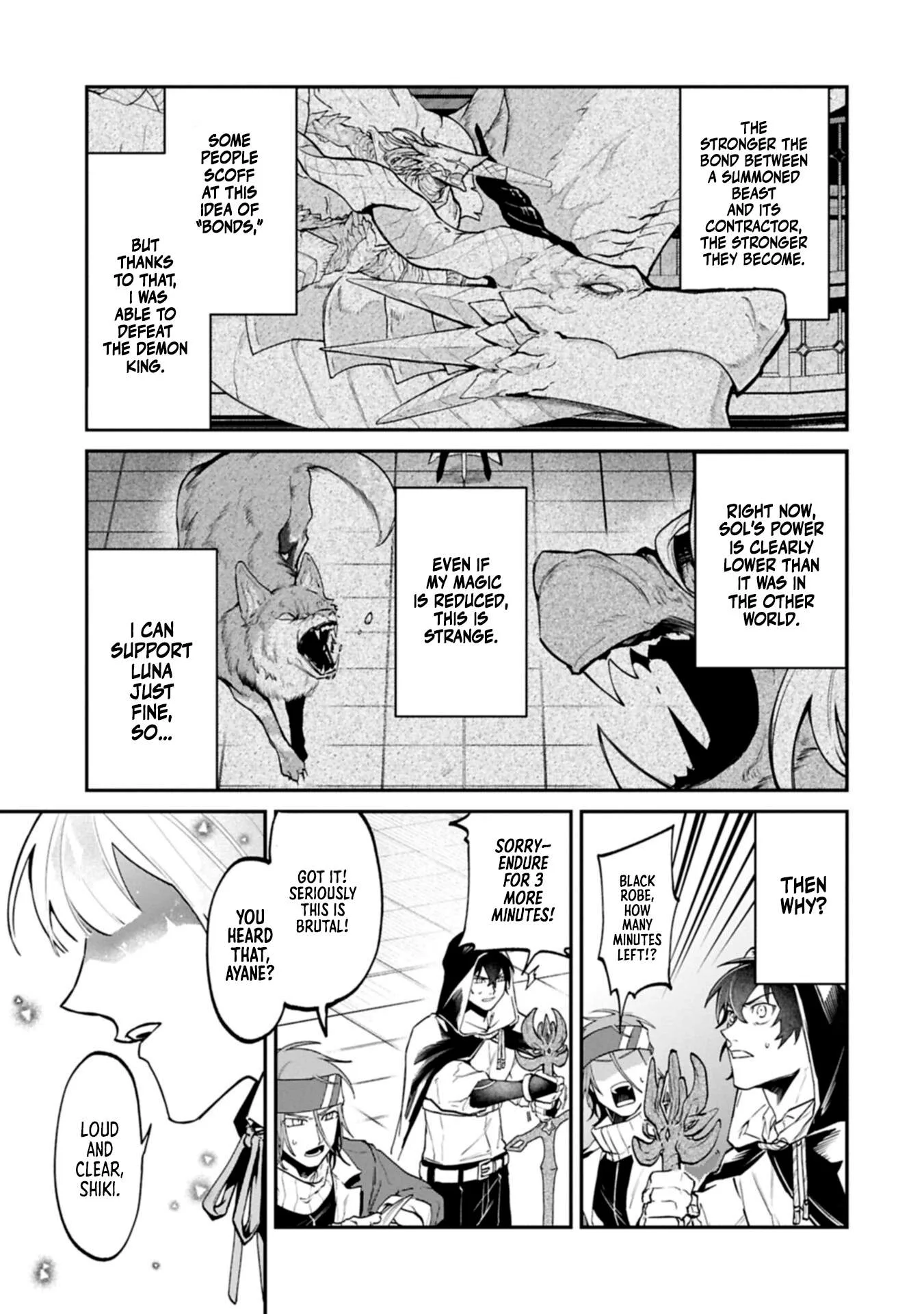 ISEKAI SUMMONER, SHINWA NO KAIBUTSU-TACHI TO GENDAI DE MUSOU SURU: URAGIRARETA MOTO EIYUU WA, AIKASANAME NA NAKAMA TO HEIWA NI KURASHITAI Chapter 7.1 page 14