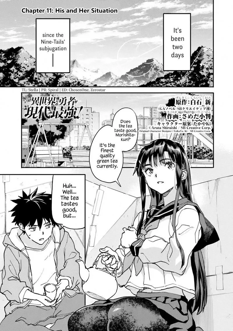 Isekaigaeri no Yuusha ga Gendai Saikyou! Chapter 11 page 1