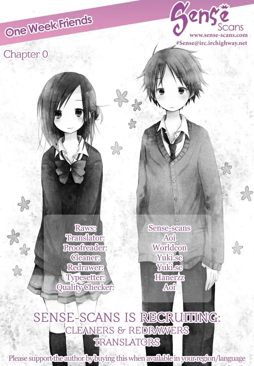 Isshuukan Friends Chapter 0 page 1