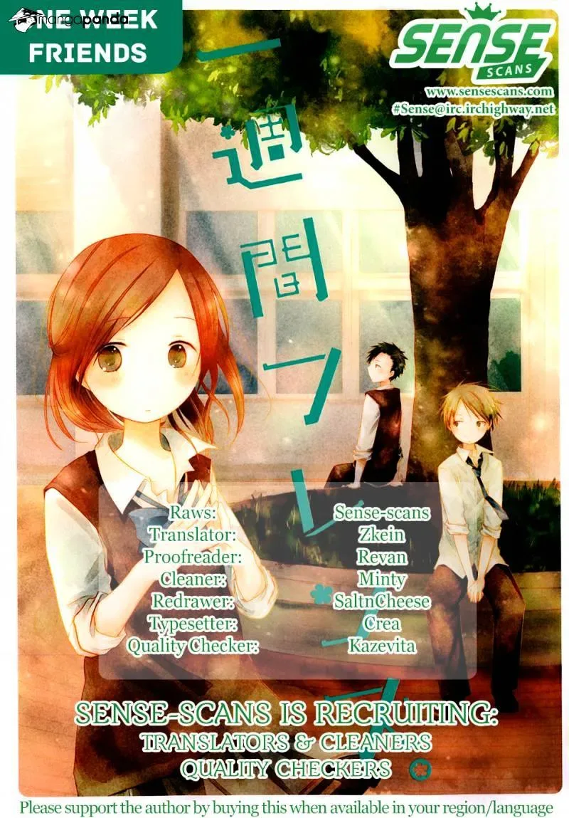 Isshuukan Friends Chapter 16 page 1