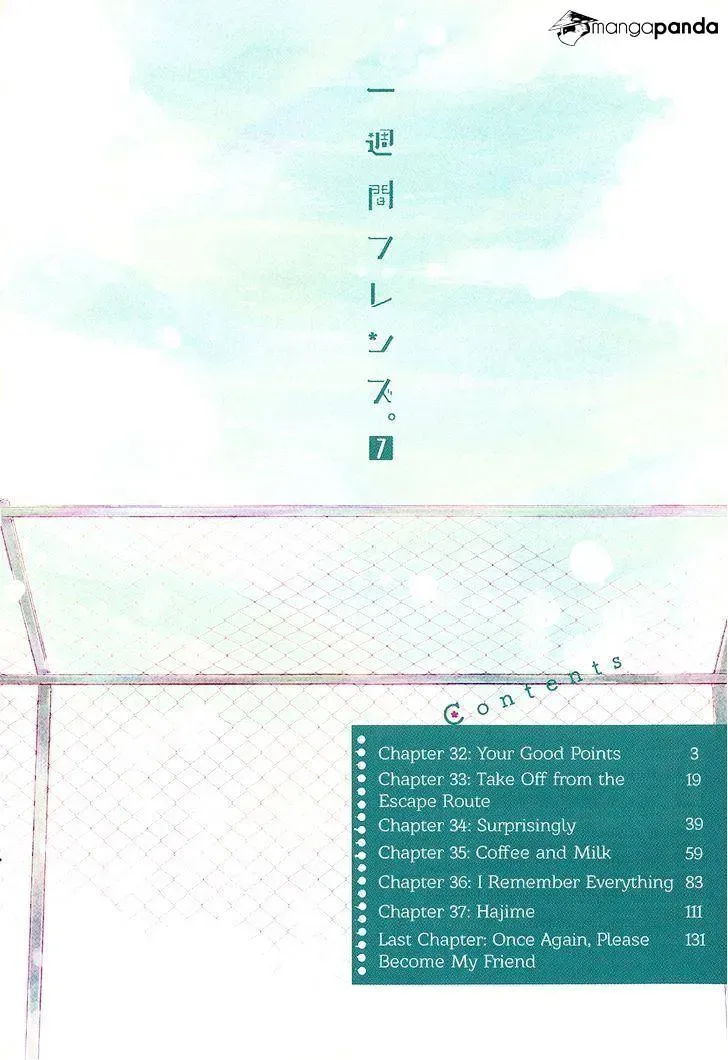 Isshuukan Friends Chapter 32 page 6