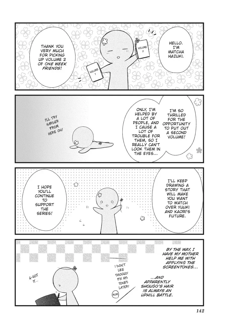 Isshuukan Friends Chapter 8.5 page 3