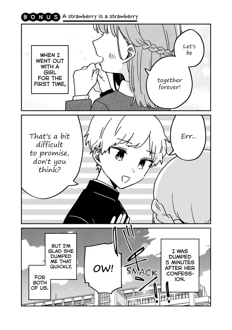 It's Not Meguro-san's First Time Chapter 71.5 page 1