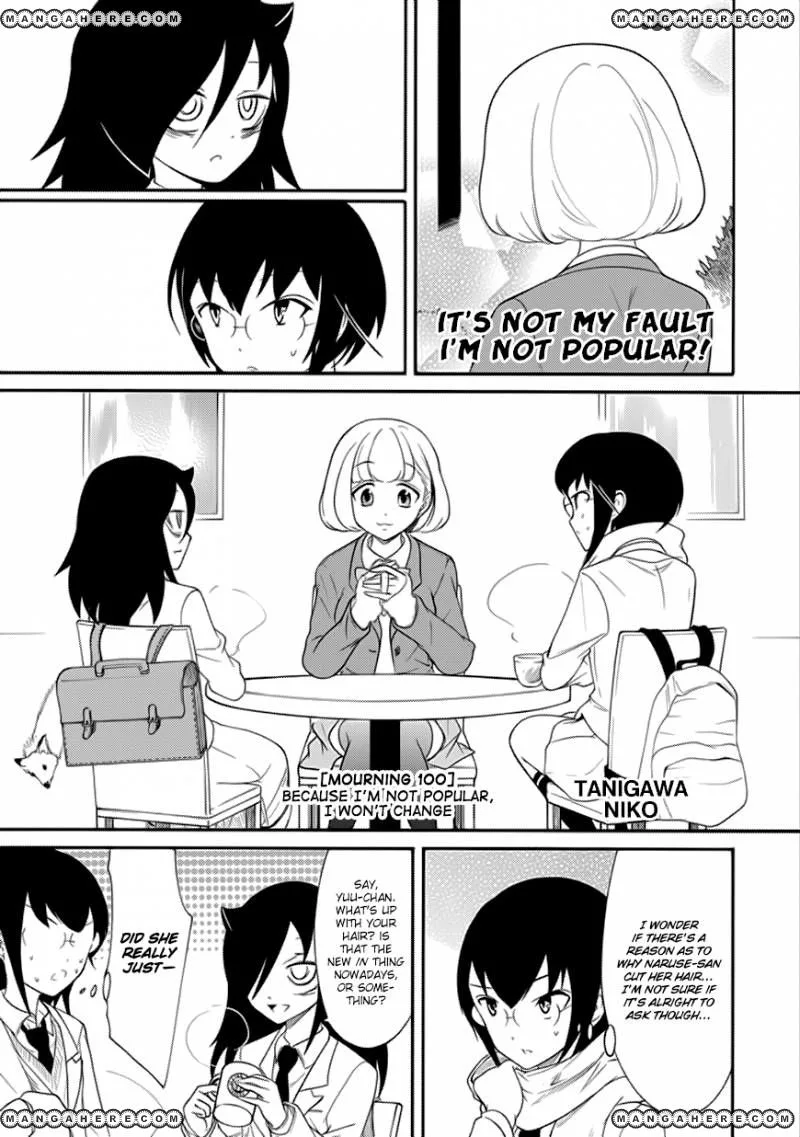 It's Not My Fault That I'm Not Popular! Chapter 100 page 1