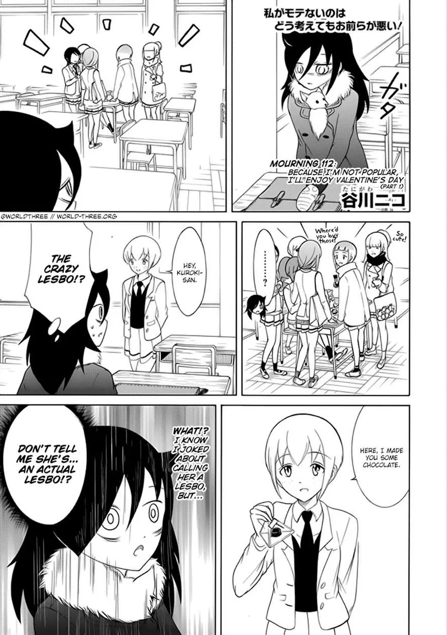 It's Not My Fault That I'm Not Popular! Chapter 112 page 1