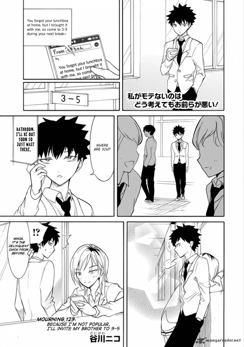It's Not My Fault That I'm Not Popular! Chapter 123 page 1