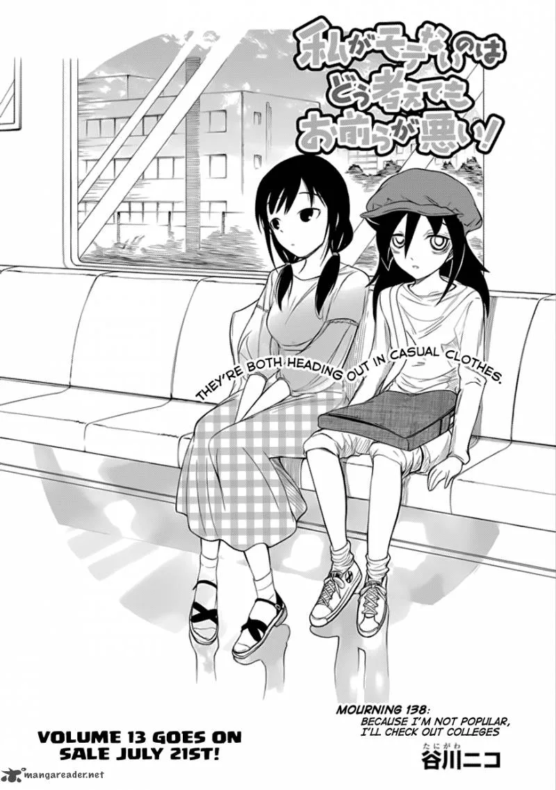 It's Not My Fault That I'm Not Popular! Chapter 138 page 2