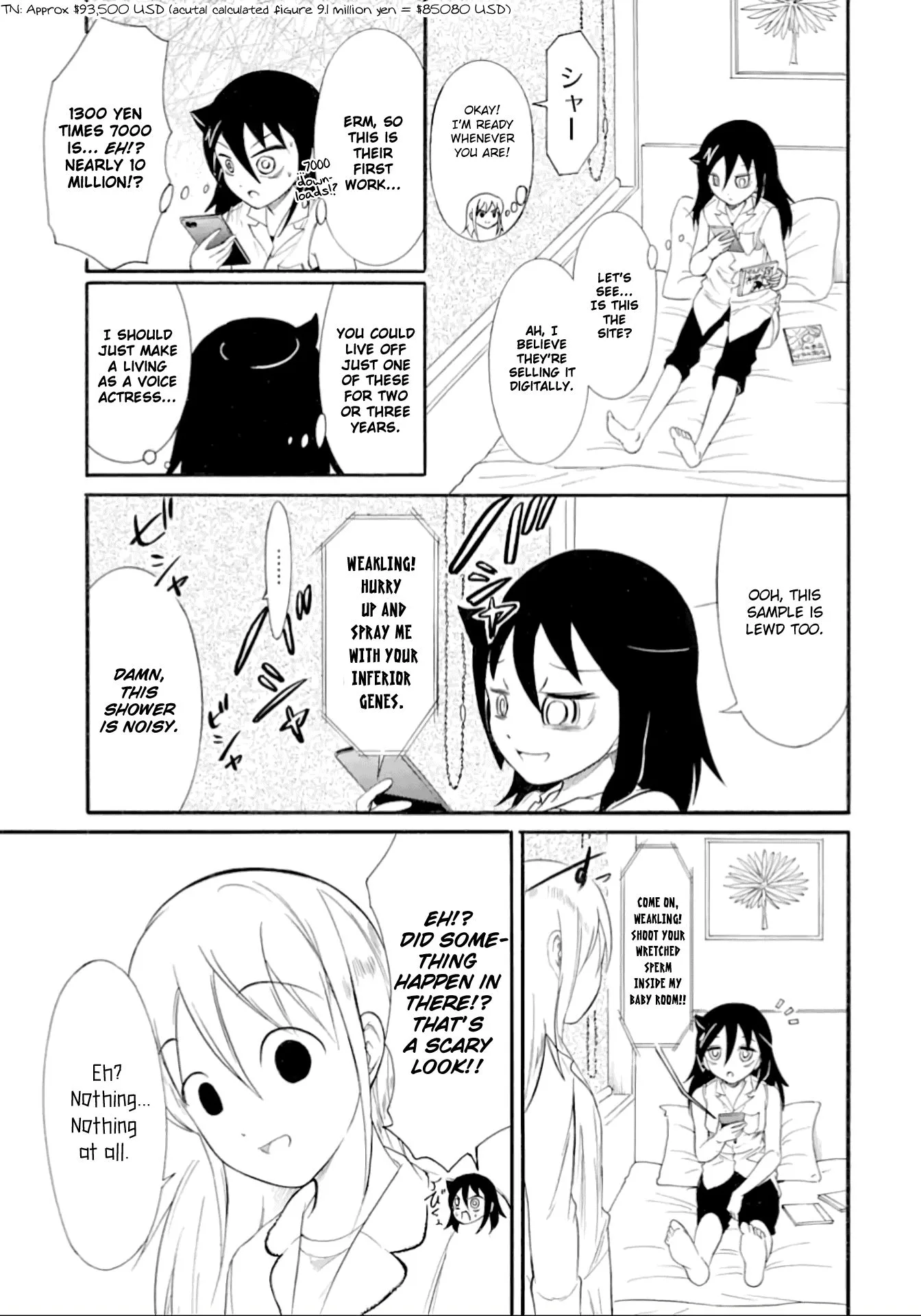 It's Not My Fault That I'm Not Popular! Chapter 177.2 page 6