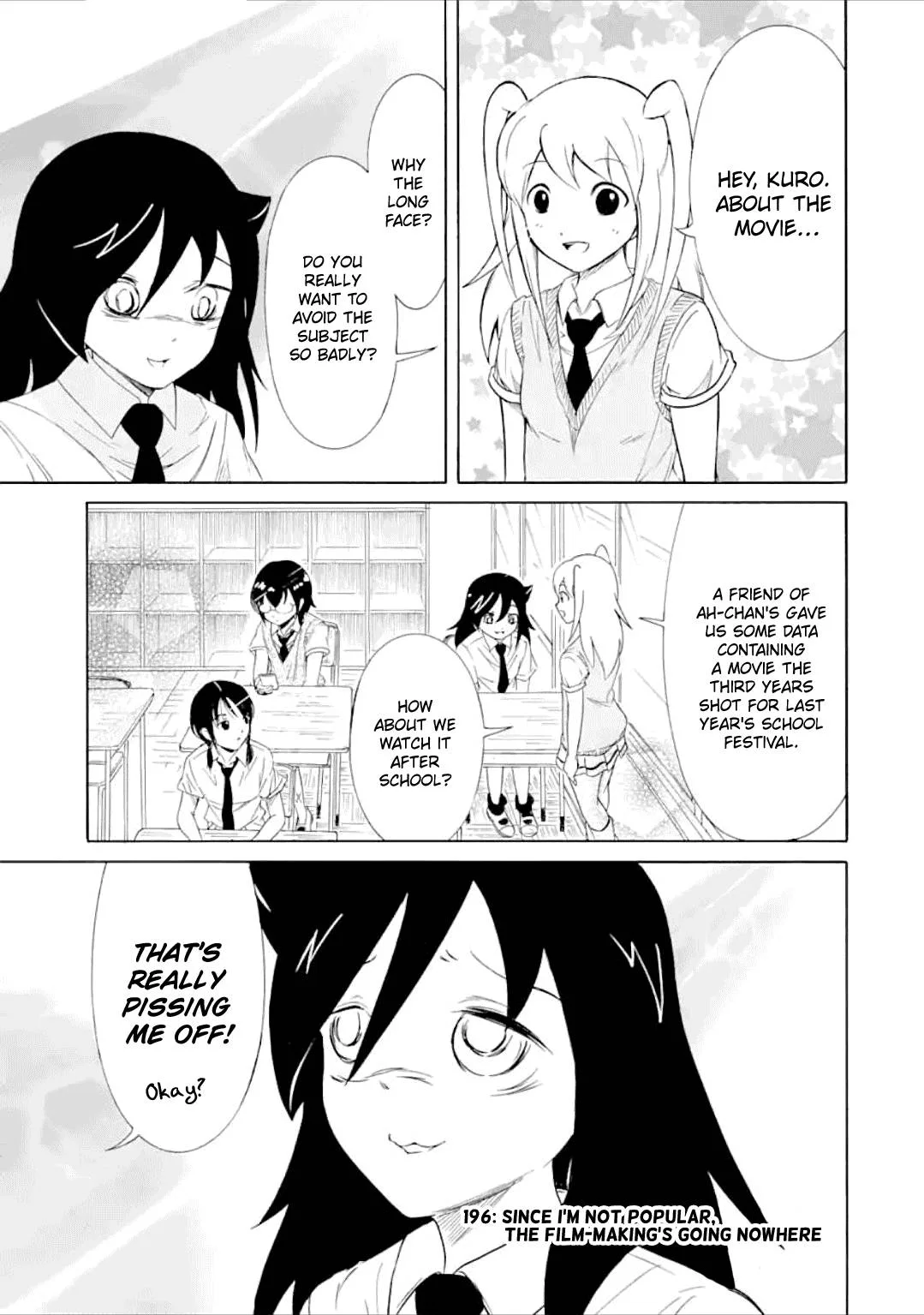 It's Not My Fault That I'm Not Popular! Chapter 196 page 1