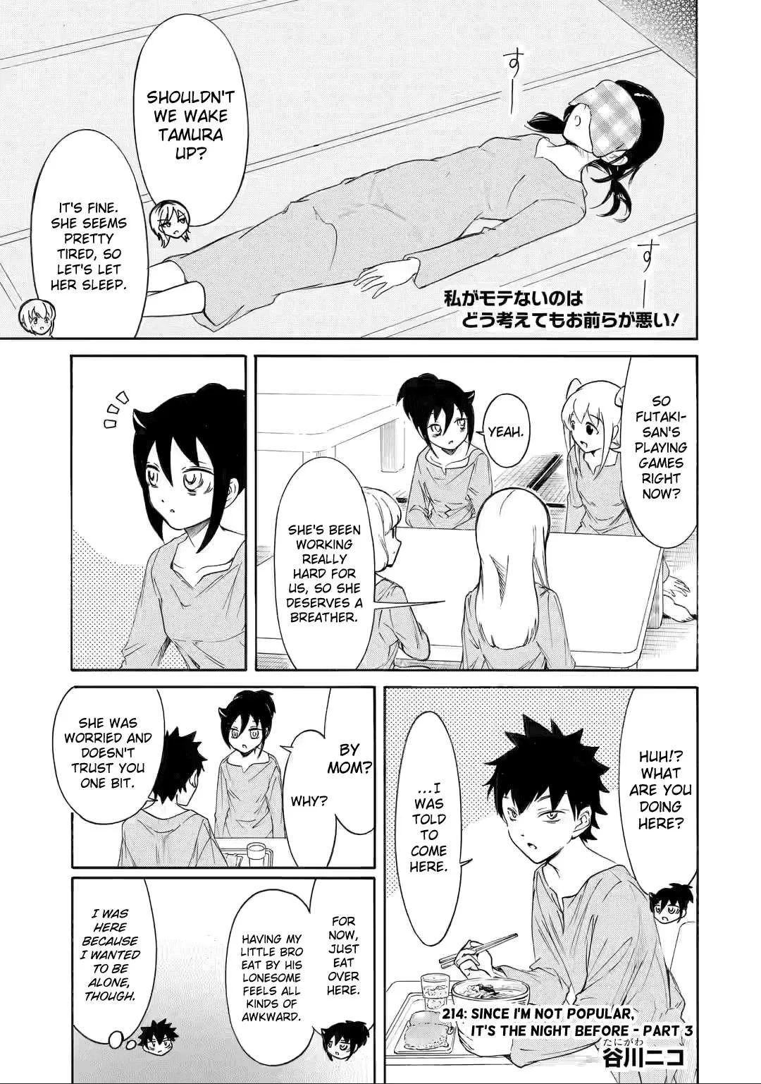 It's Not My Fault That I'm Not Popular! Chapter 214.3 page 1