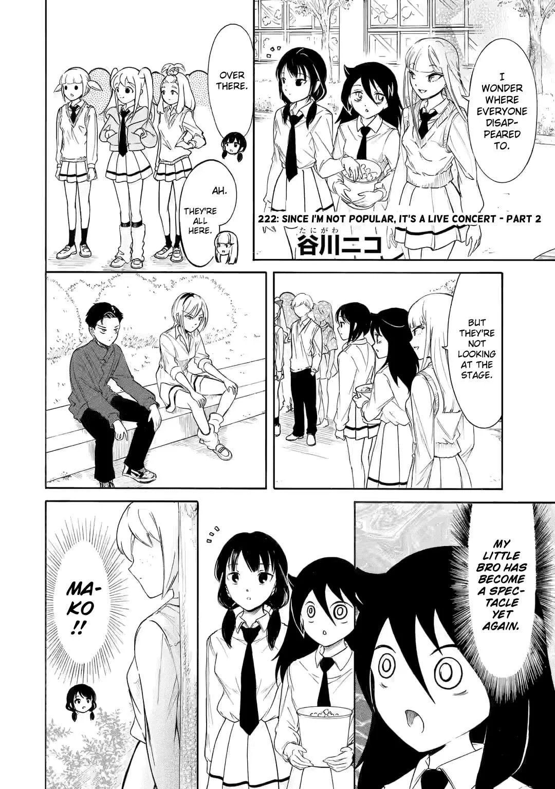 It's Not My Fault That I'm Not Popular! Chapter 222.2 page 1