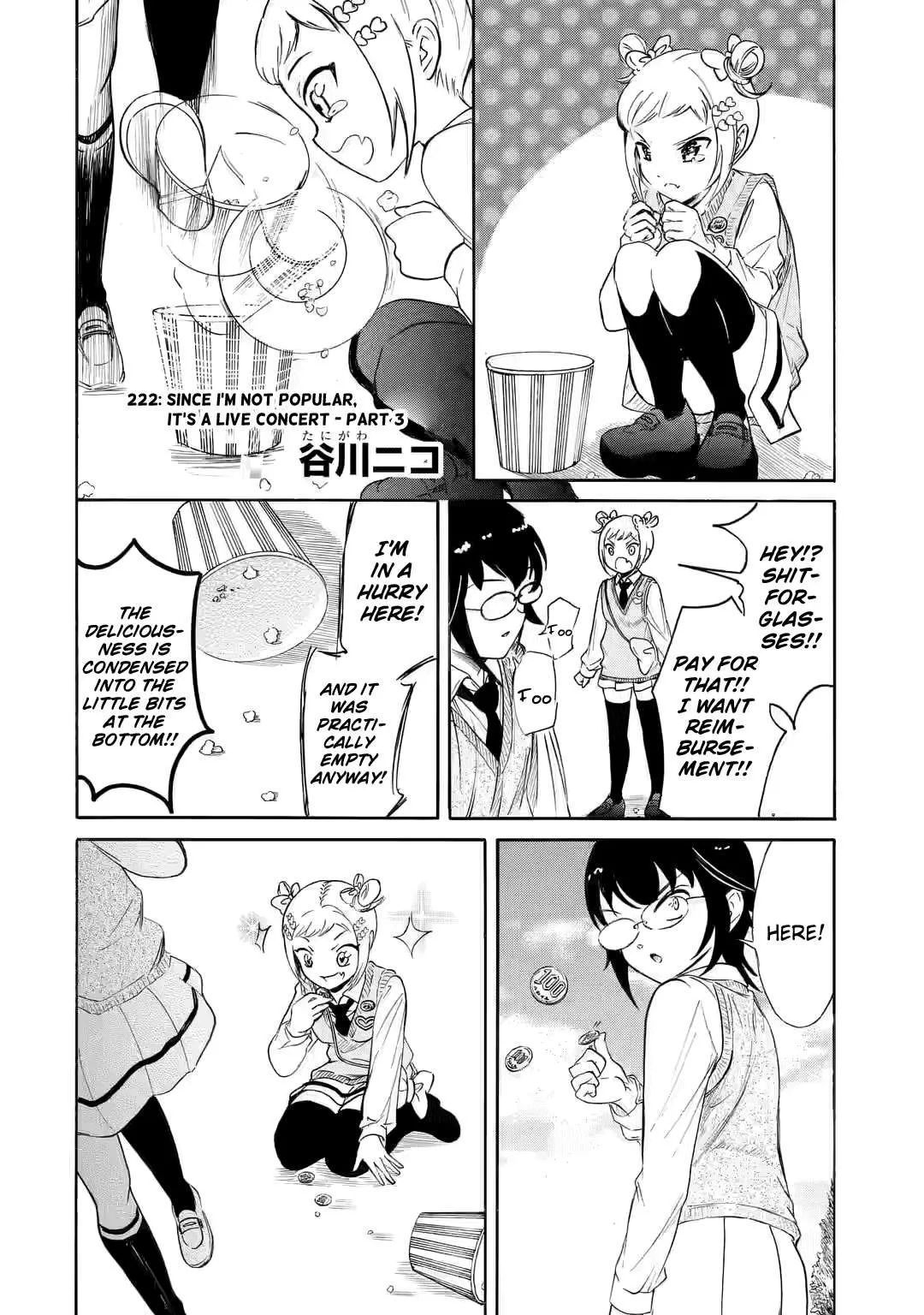 It's Not My Fault That I'm Not Popular! Chapter 222.3 page 1