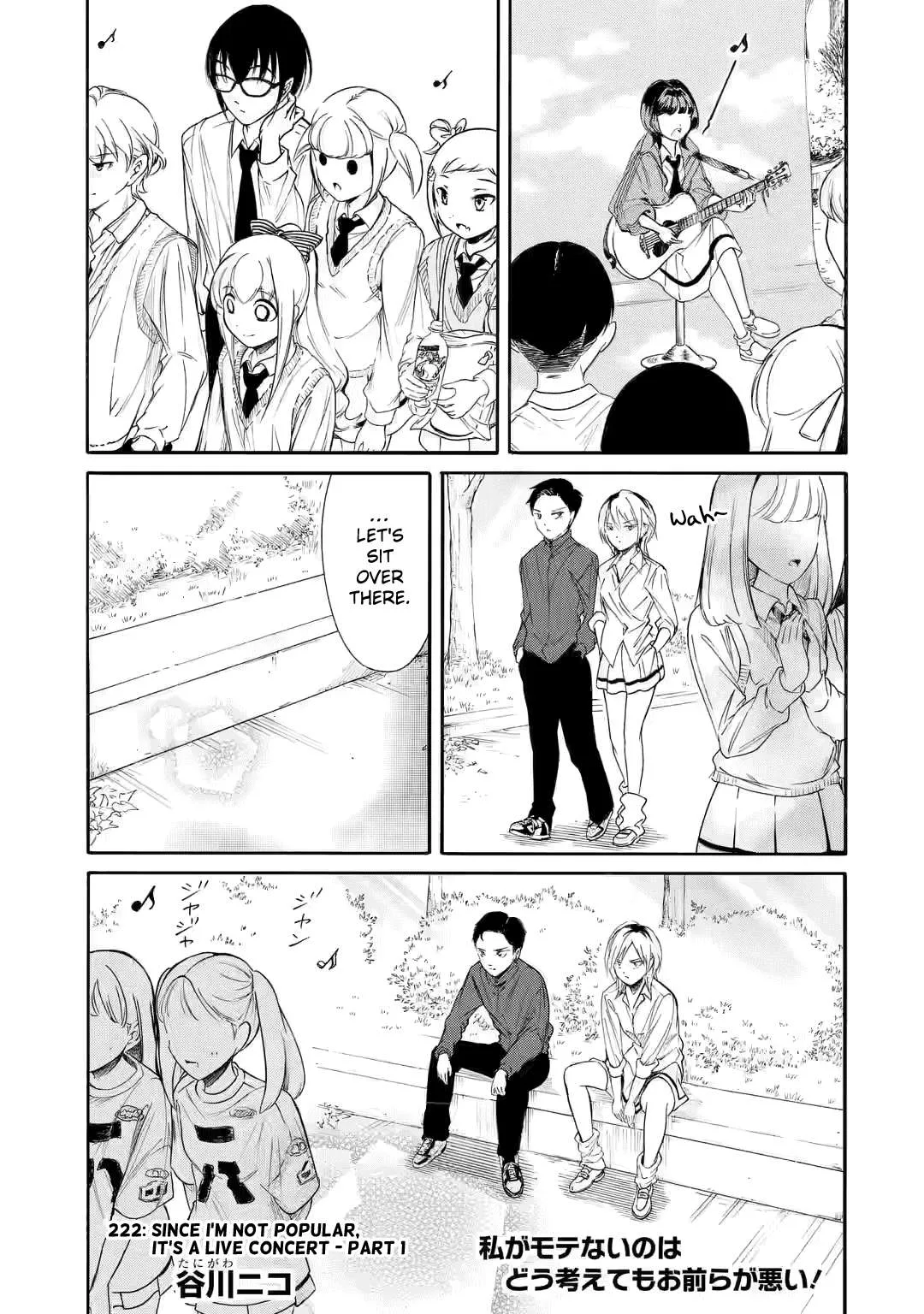 It's Not My Fault That I'm Not Popular! Chapter 222 page 1