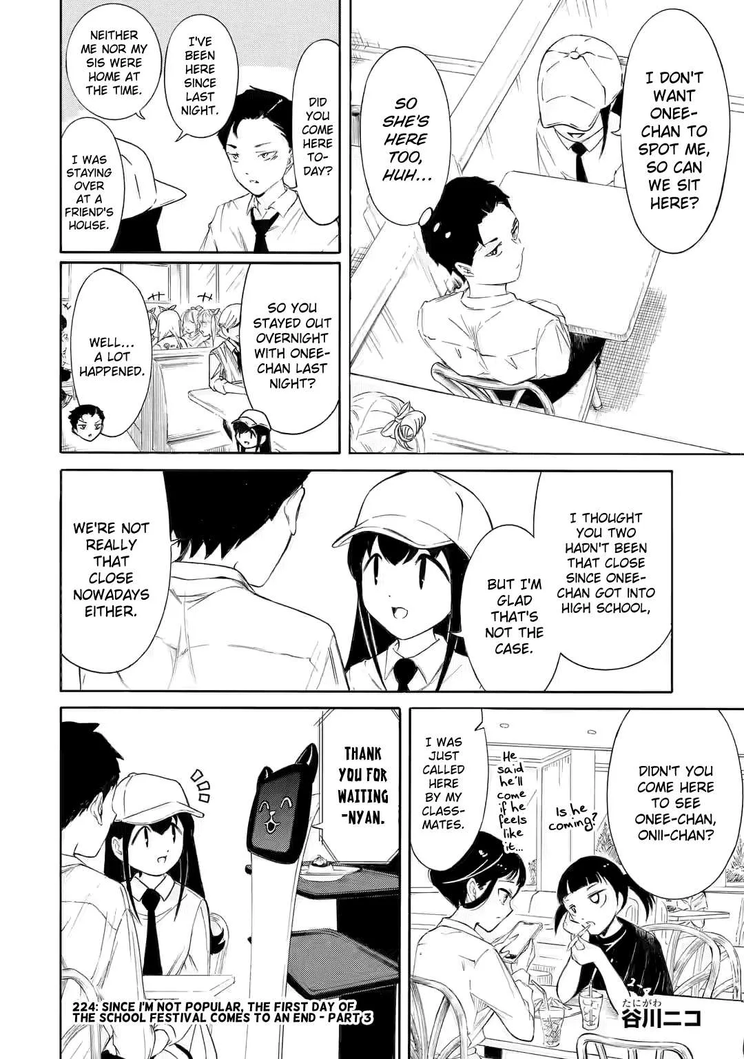 It's Not My Fault That I'm Not Popular! Chapter 224.5 page 1