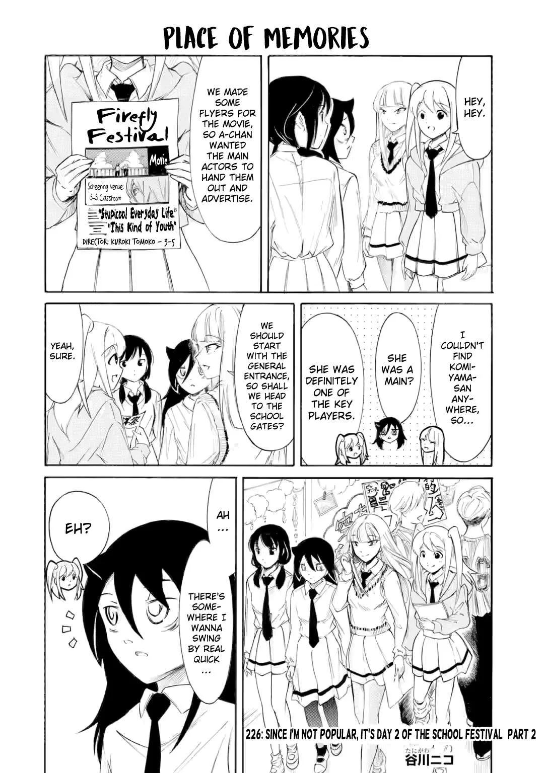 It's Not My Fault That I'm Not Popular! Chapter 226.2 page 1