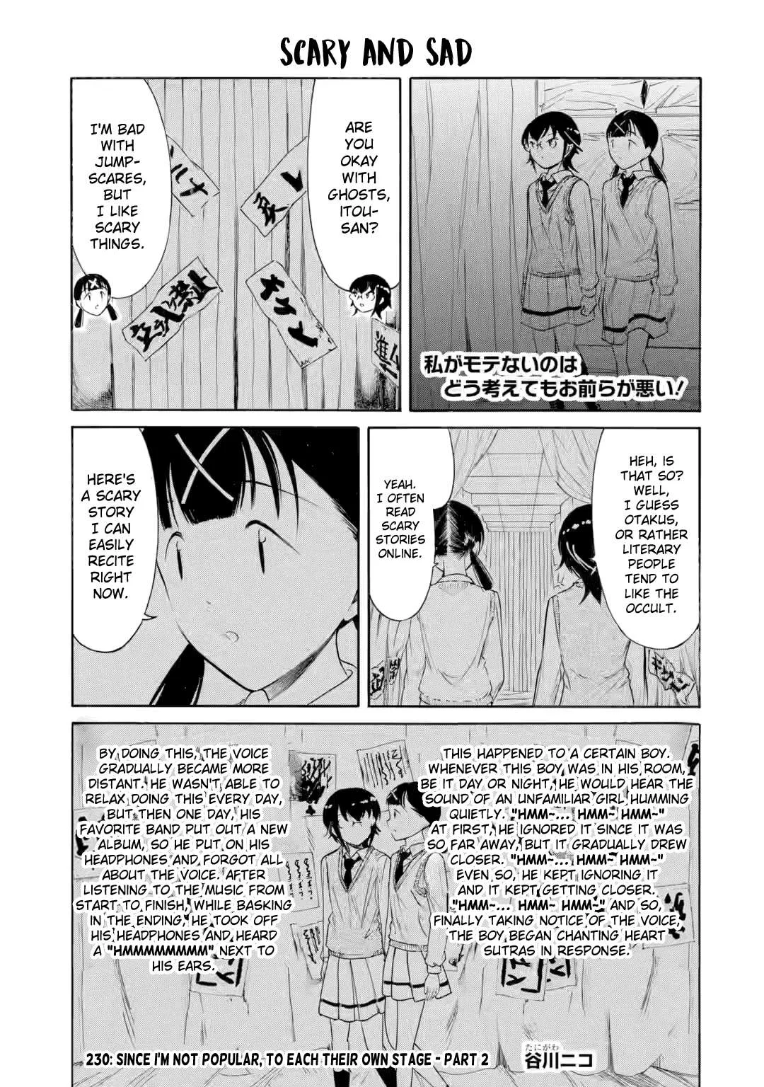 It's Not My Fault That I'm Not Popular! Chapter 230.2 page 1